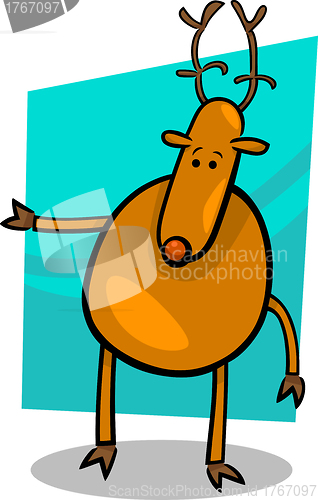 Image of cartoon doodle of deer