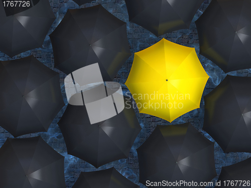 Image of Yellow umbrella