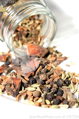 Image of oriental spice mix n a bottle