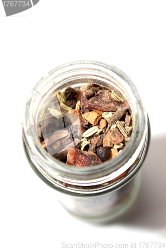 Image of oriental spice mix n a bottle