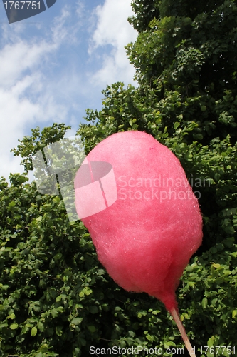 Image of pink candy floss