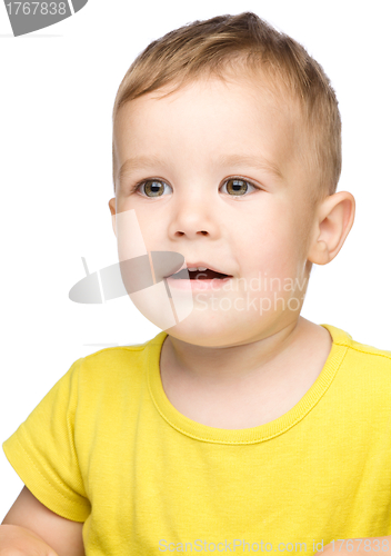 Image of Portrait of a cute little boy