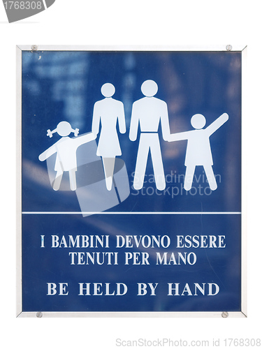 Image of A sign