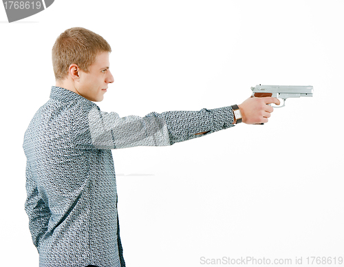 Image of man with a gun