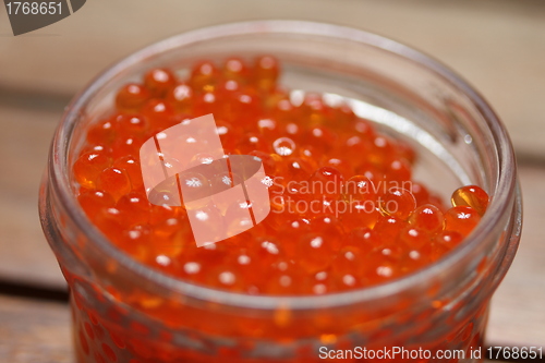 Image of orange caviar