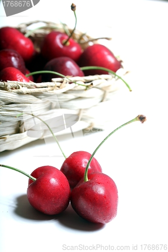 Image of isolated cherries