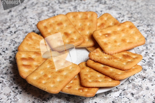Image of salty crackers