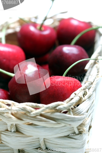 Image of isolated cherries