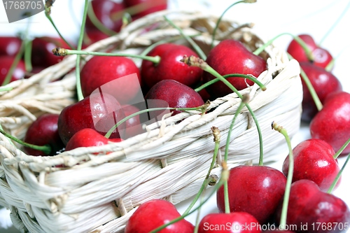 Image of isolated cherries