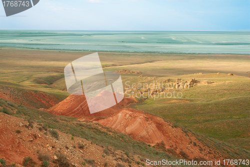 Image of View from Big Bogdo mountain