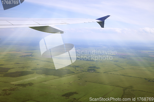 Image of View from an airplane