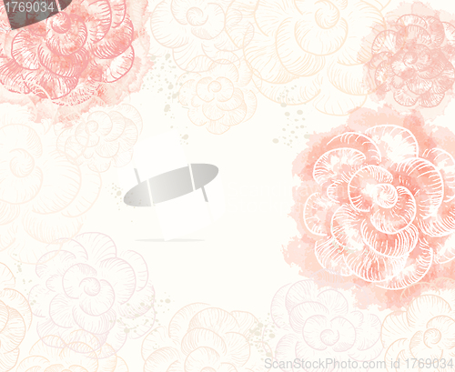 Image of Abstract romantic vector background