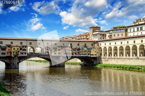 Image of View of Ponte Vecchio, Old Bridge in Florence