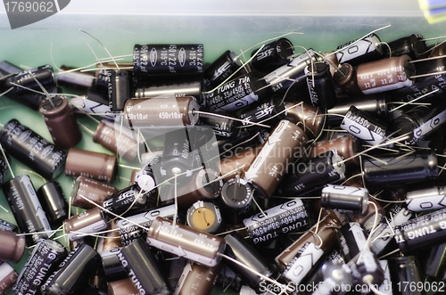 Image of Box of Electronics Components