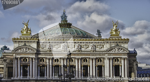 Image of Detail of Opera Building in Paris