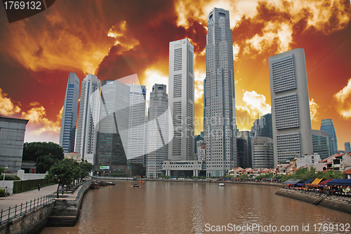 Image of Storm approaching Singapore