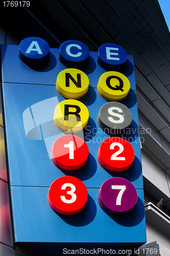 Image of New York City Subway Signs