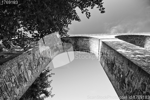 Image of Ancient Aqueduct in Lucca, Italy