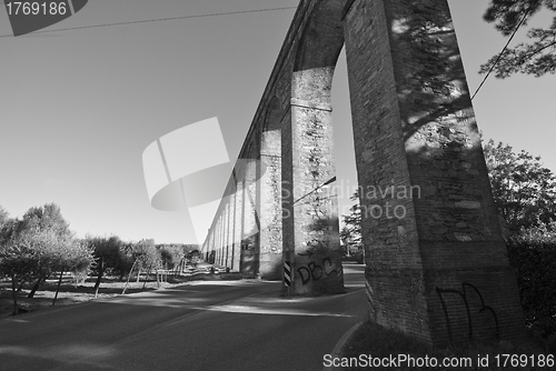 Image of Ancient Aqueduct in Lucca, Italy