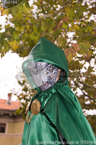 Image of Green Armored Warrior