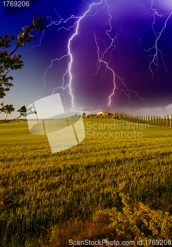 Image of Farm house in the Tuscany region of Italy