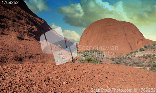 Image of Shapes of Australian Outback in Northern Territory