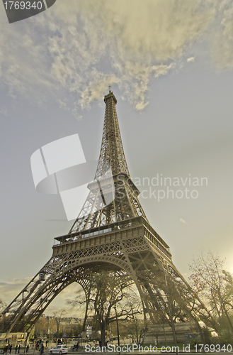Image of Paris in December, France