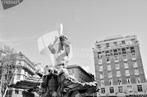 Image of Piazza del Tritone in Rome, Italy