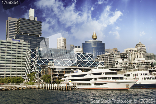 Image of Sydney Skyscrapers from the Sea