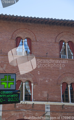 Image of Building Facade in Pisa, Italy