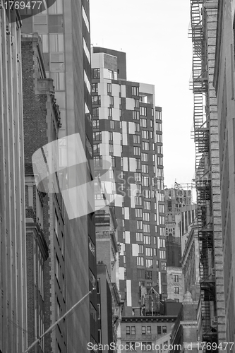 Image of New York City Manhattan Skyline and Skyscrapers