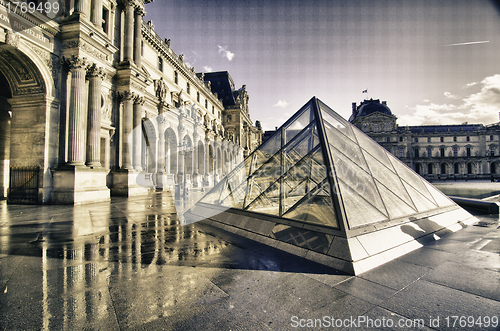 Image of Architectural Detail of Paris in Winter