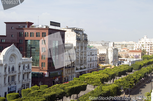 Image of Avenue Habib Bourguiba, Tunis, Tunisia 