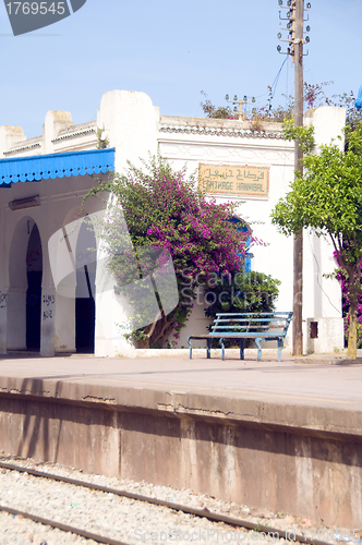 Image of architecture Carthage Hannibal train station Tunisia
