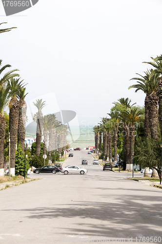 Image of Rue Dag Hammarskjoeld Carthage-Hannibal Tunis Tunisia road to se