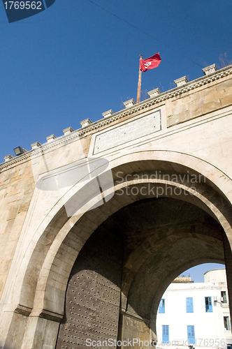 Image of Bab el Bhar (Porte de France) Sea Gate Tunis Tunisia