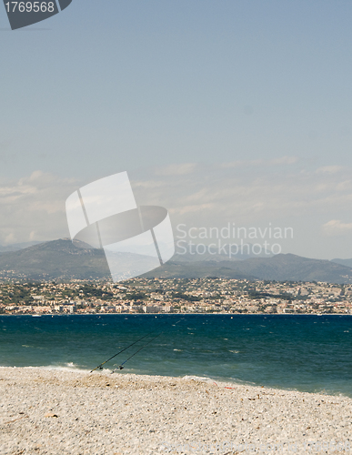 Image of The French Riviera Cote d'azur Nice France Mediterranean Sea