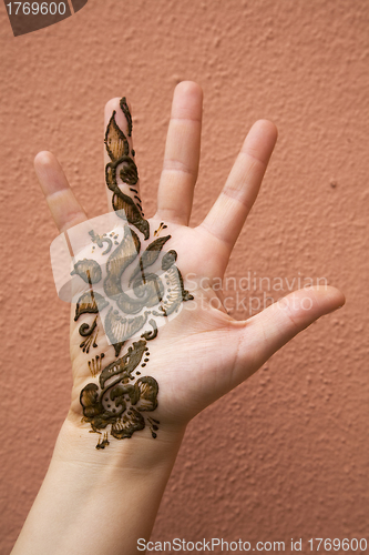 Image of Henna on hand