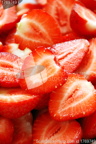 Image of  fresh strawberries 