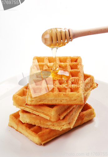Image of freshly baked waffles