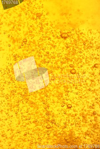 Image of beer bubbles