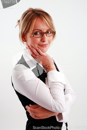 Image of Young business woman