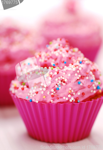 Image of Pink cupcakes birthday 