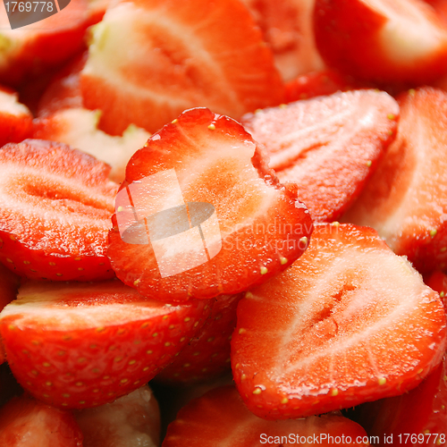 Image of fresh strawberries 