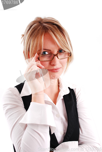 Image of Young business woman