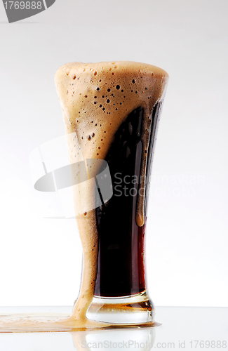 Image of Glass of dark beer