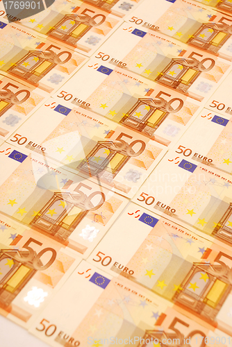 Image of euro banknotes 