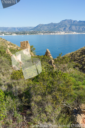 Image of Ruins on Altea bay