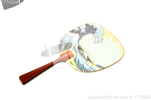 Image of Japanese fan isolated on white background