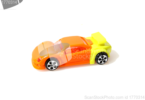 Image of Toy car isolated on white background